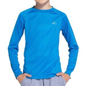 Willit Boy’s Long Sleeve Rash Guard Blue NEW Medium